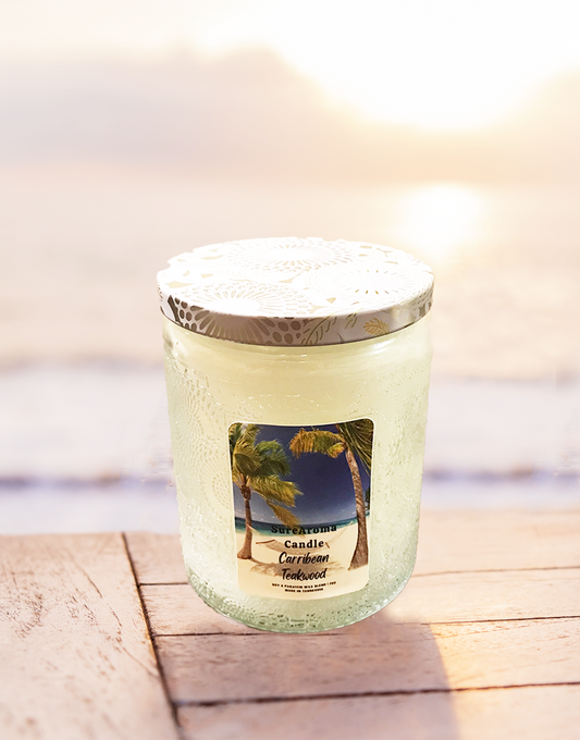Caribbean Teakwood Candle - 7oz.